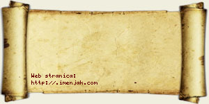 Jasmina Vasiljković vizit kartica